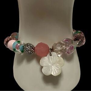Venetian Glass Bracelet on hold for June 30 Jackie-Cameron